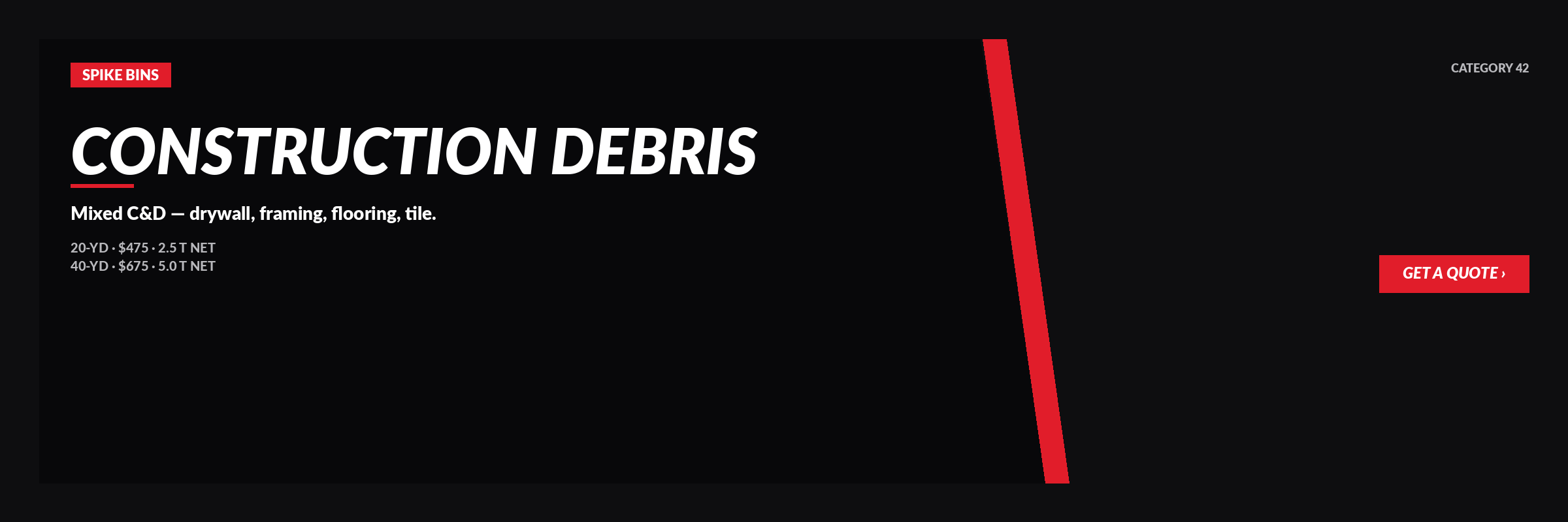 Construction Debris