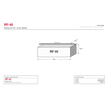 Roofing Bin 40yd — SPIKE BINS branded illustration