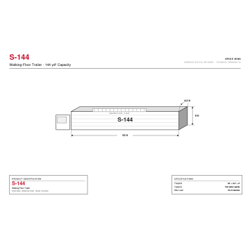 Walking Floor Mothership 144yd — SPIKE BINS branded illustration